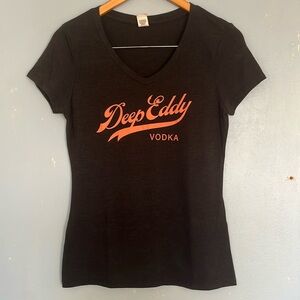 Deep Eddy Vodka Promo Logo Vneck T Shirt